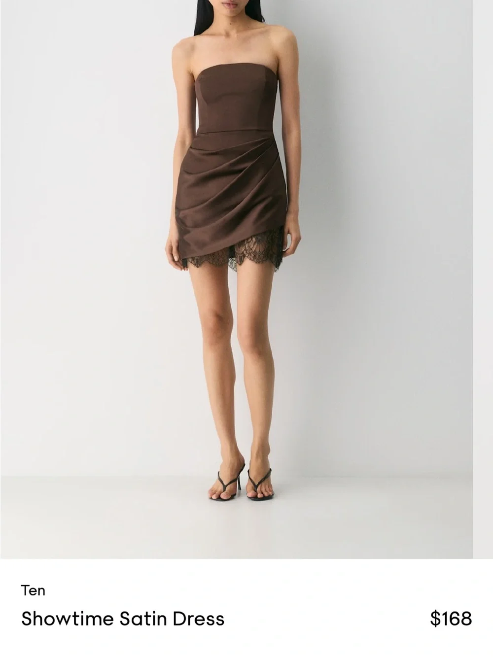 Aritzia showtime satin dress - Picture 1 of 4